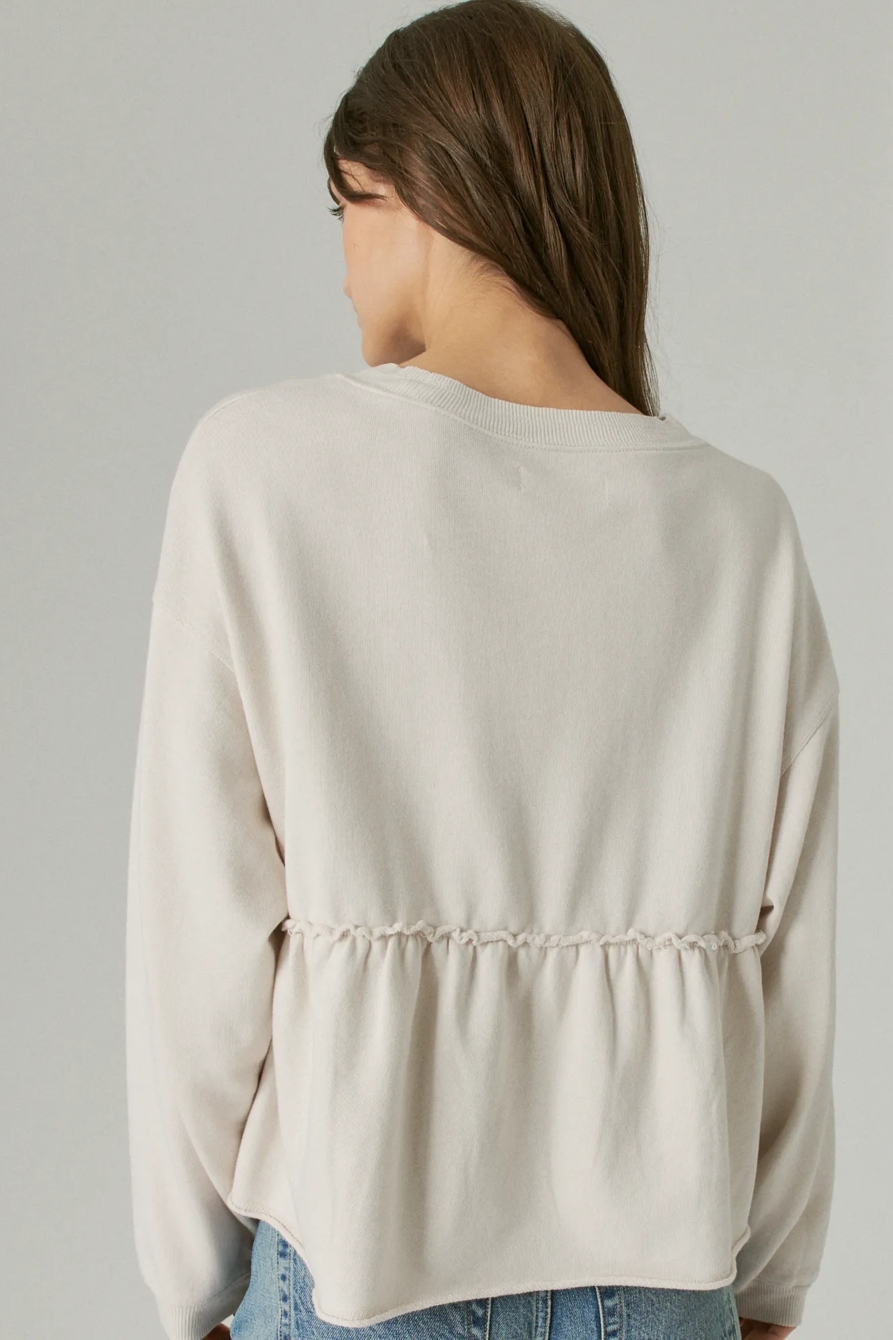 PUFF SLEEVE SWEATSHIRT, image 4