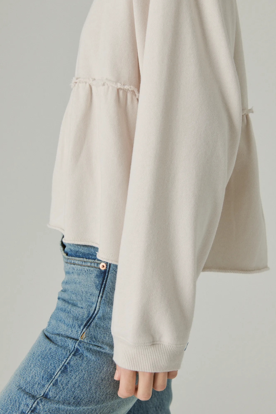 PUFF SLEEVE SWEATSHIRT, image 5