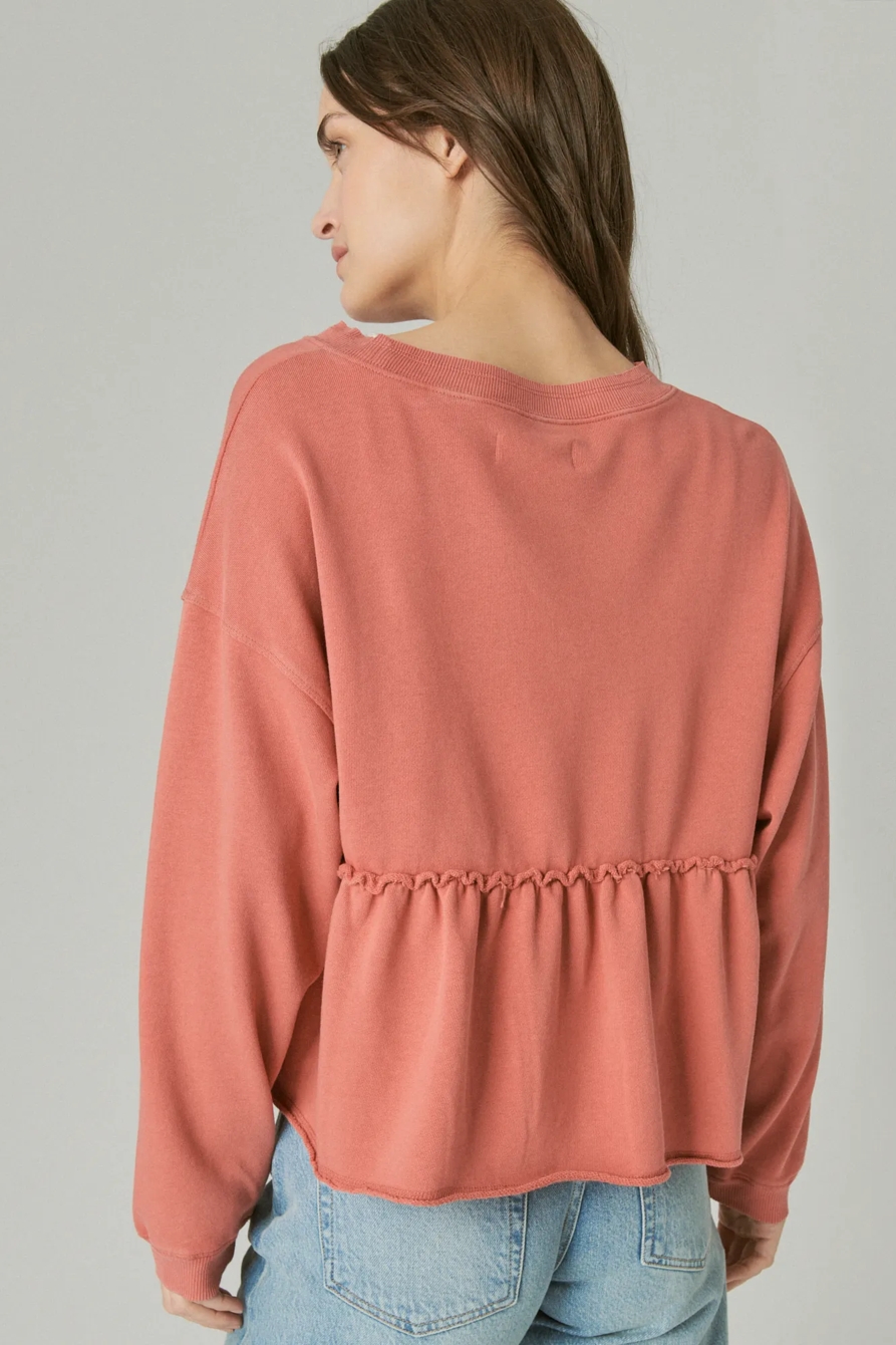 PUFF SLEEVE SWEATSHIRT, image 4