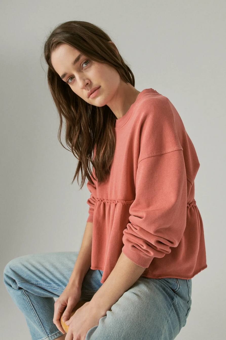 PUFF SLEEVE SWEATSHIRT, image 6