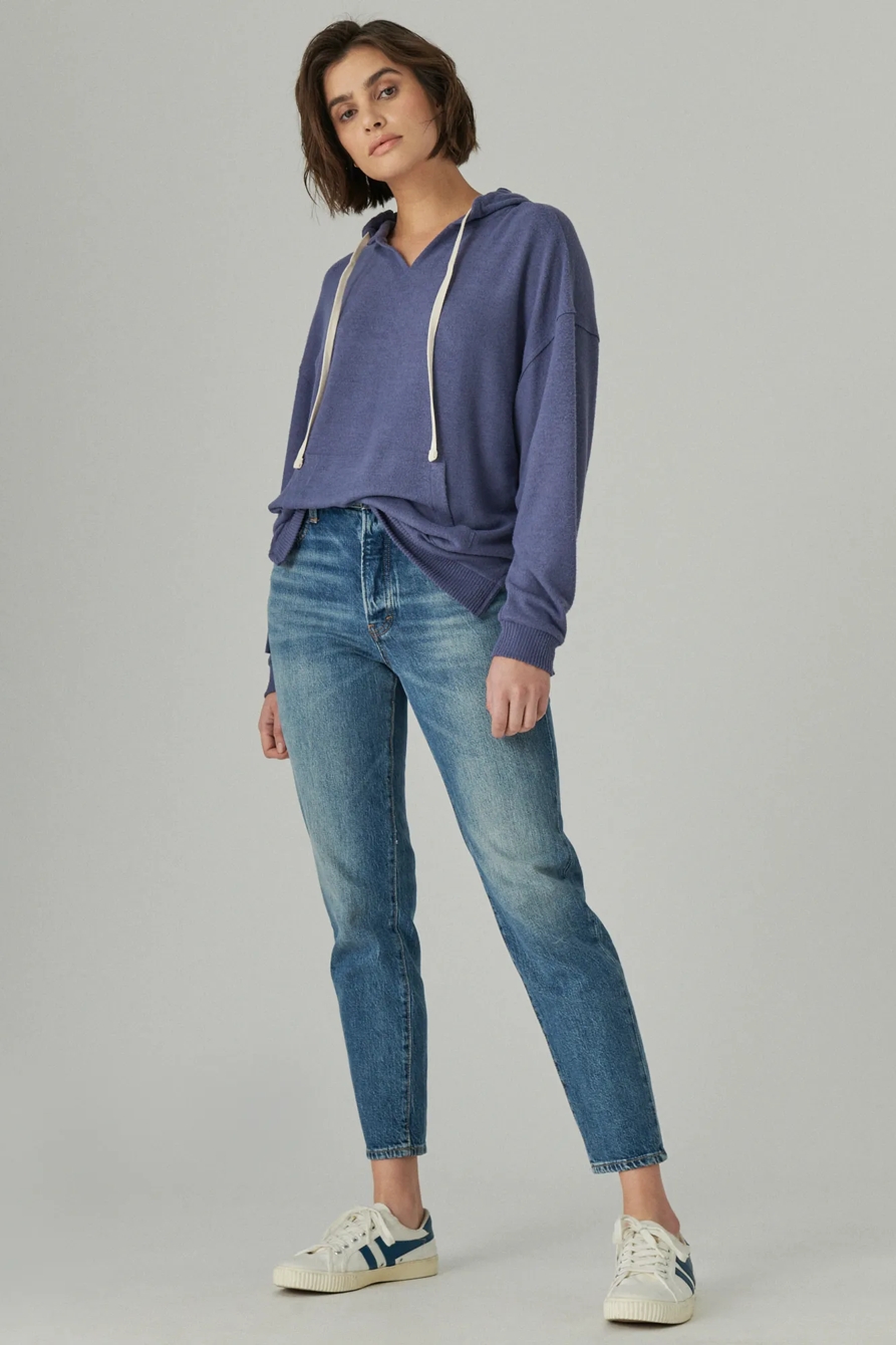 CLOUD JERSEY NOTCH HOODIE, image 2
