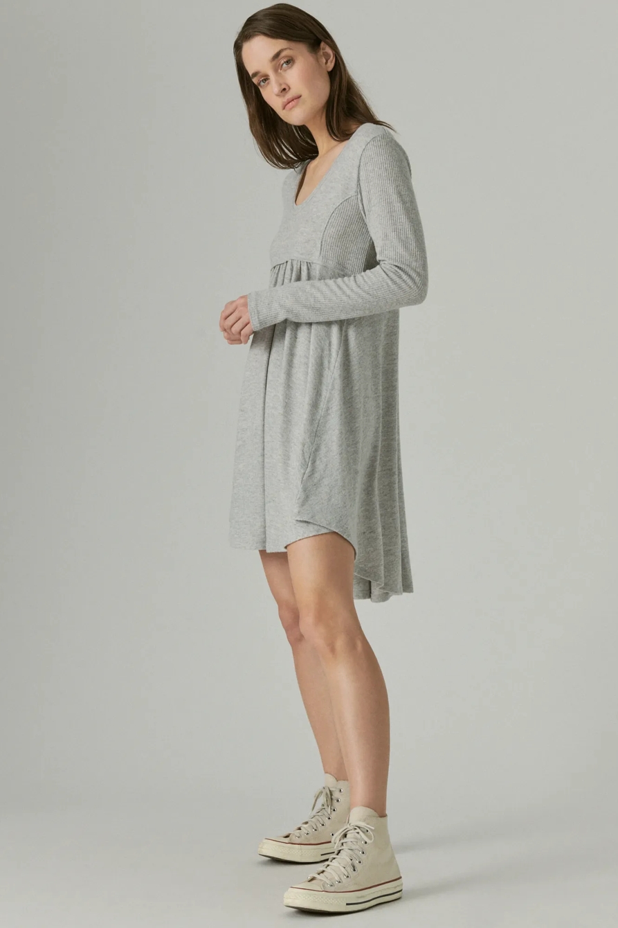 CLOUD JERSEY BABYDOLL DRESS, image 2