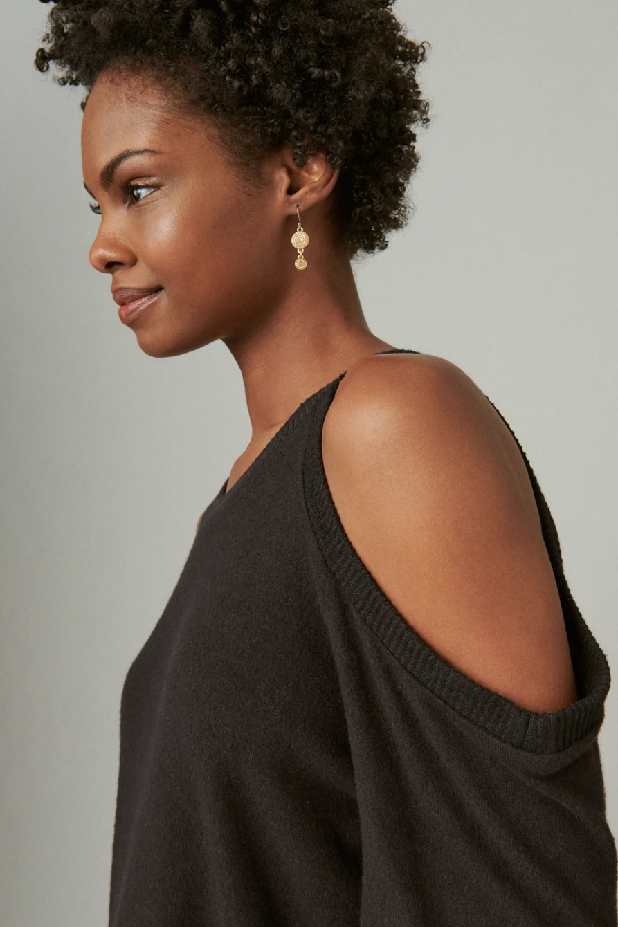 CLOUD JERSEY COLD SHOULDER TOP, image 4