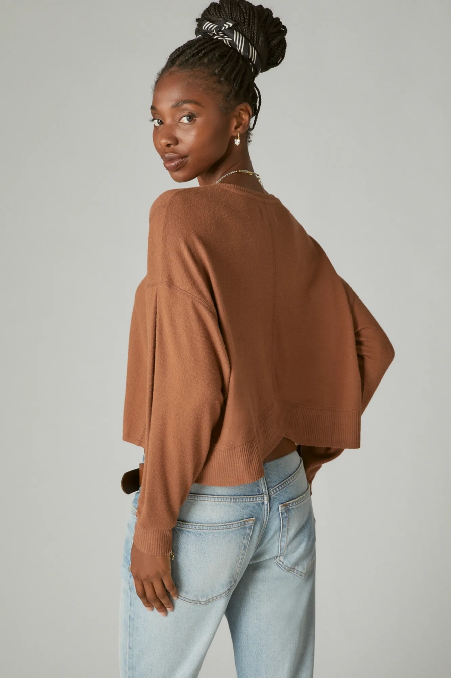 CLOUD JERSEY EXPOSED SEAM TOP, image 2
