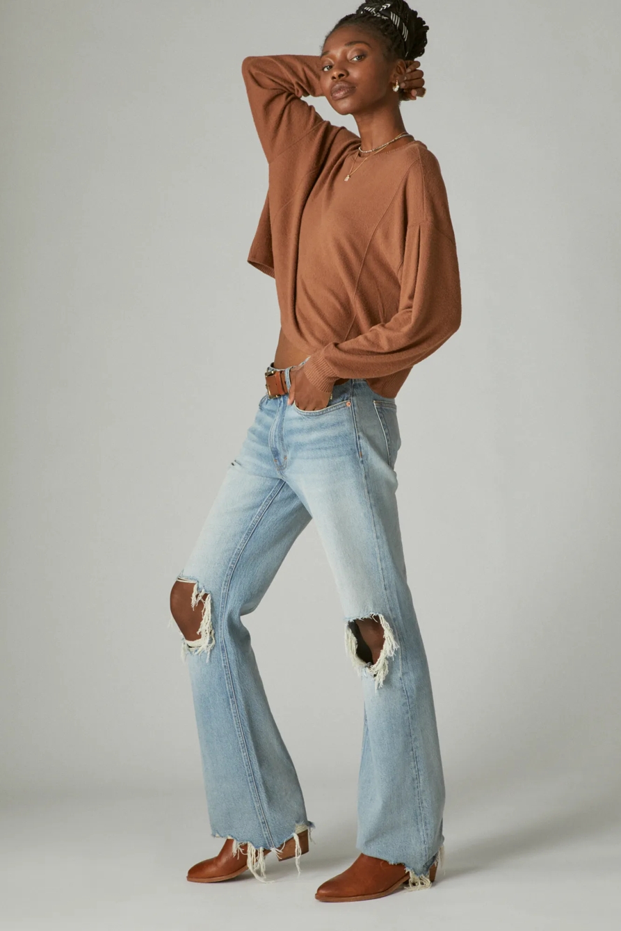 CLOUD JERSEY EXPOSED SEAM TOP, image 4