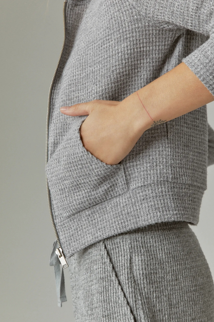 Lucky Brand Cloud Jersey Waffle Jogger | Pantaloni Donna Morbidi In Jersey | Vita Elastica Con Coulisse
