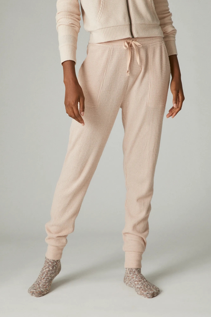 On A Cloud Waffle  Jogger Set