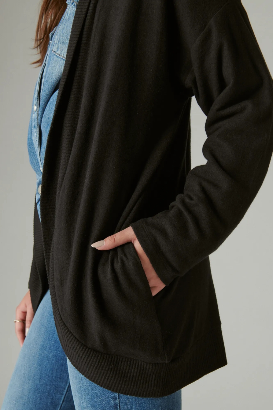 CLOUD JERSEY SHAWL COLLAR CARDIGAN, image 4