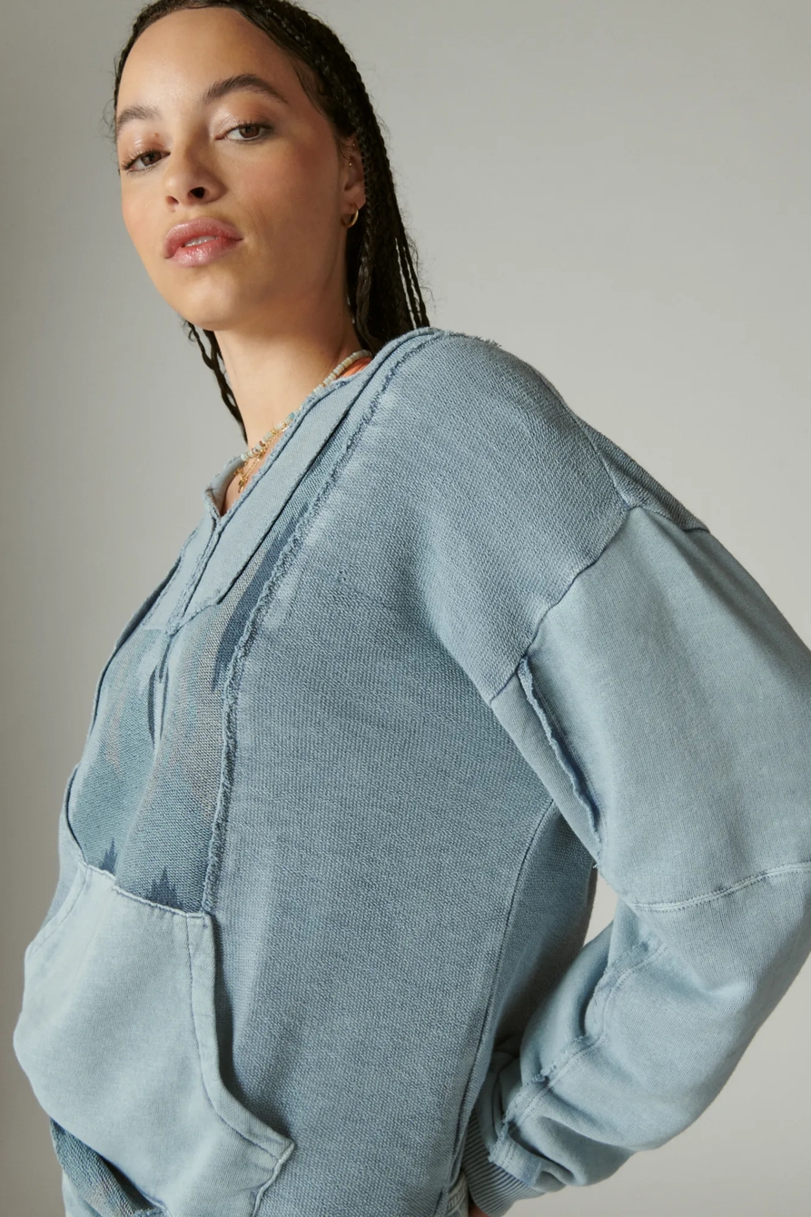DROPPED SHOULDER BAHA HOODIE, image 2