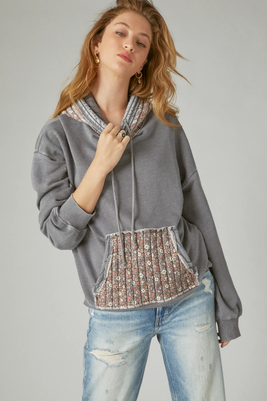QUILTED PATCHWORK HOODIE, image 2