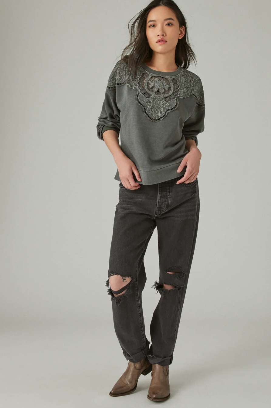 SCHIFFLEY CUTWORK PULLOVER, image 4