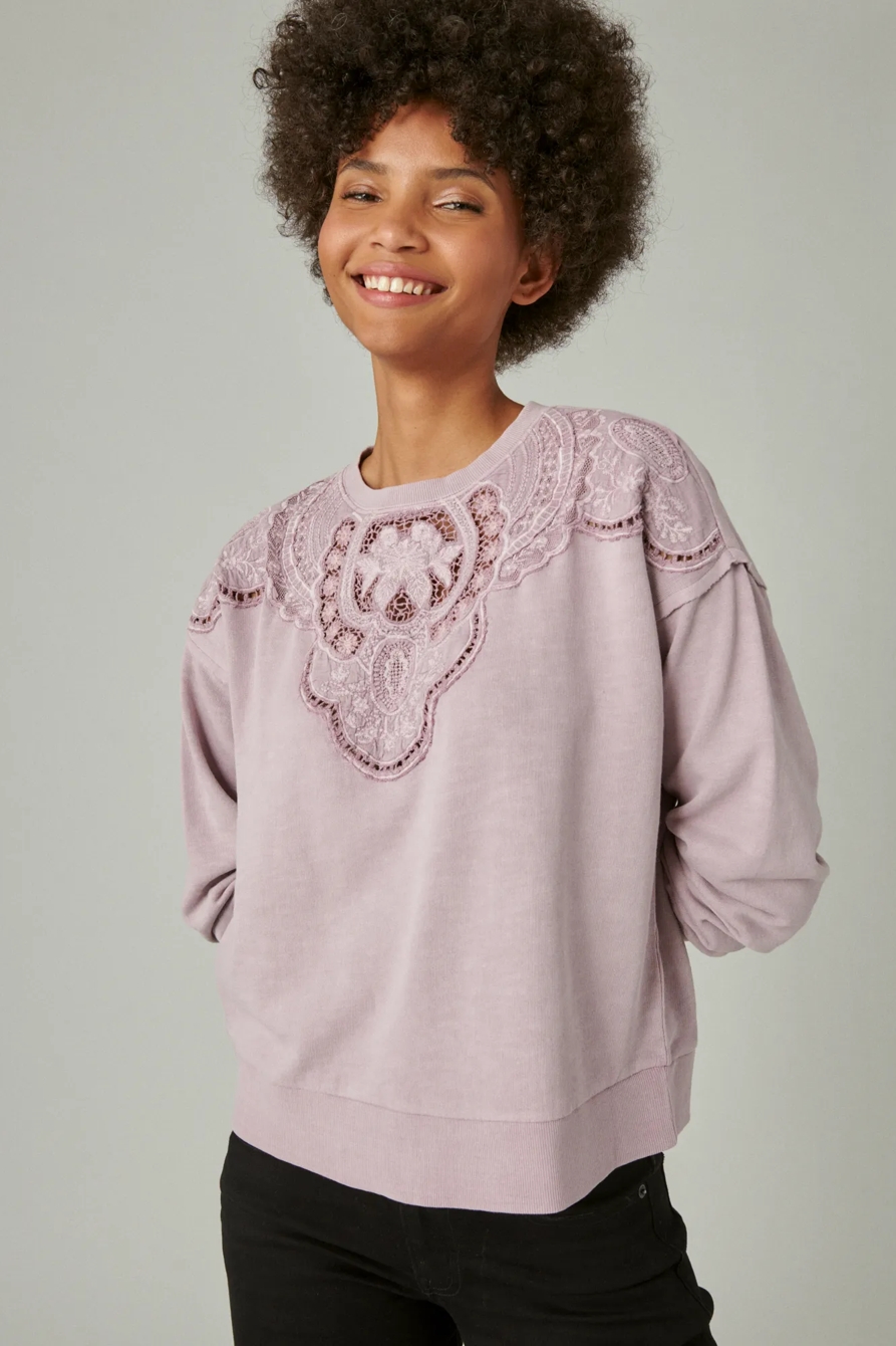 SCHIFFLEY CUTWORK PULLOVER, image 2