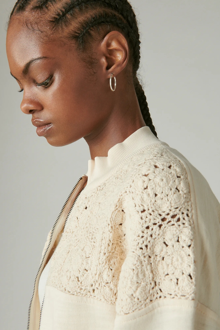 CROCHET TRIM CARDIGAN, image 2