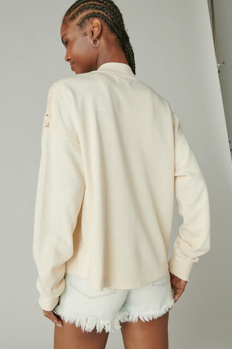 CROCHET TRIM CARDIGAN, image 4