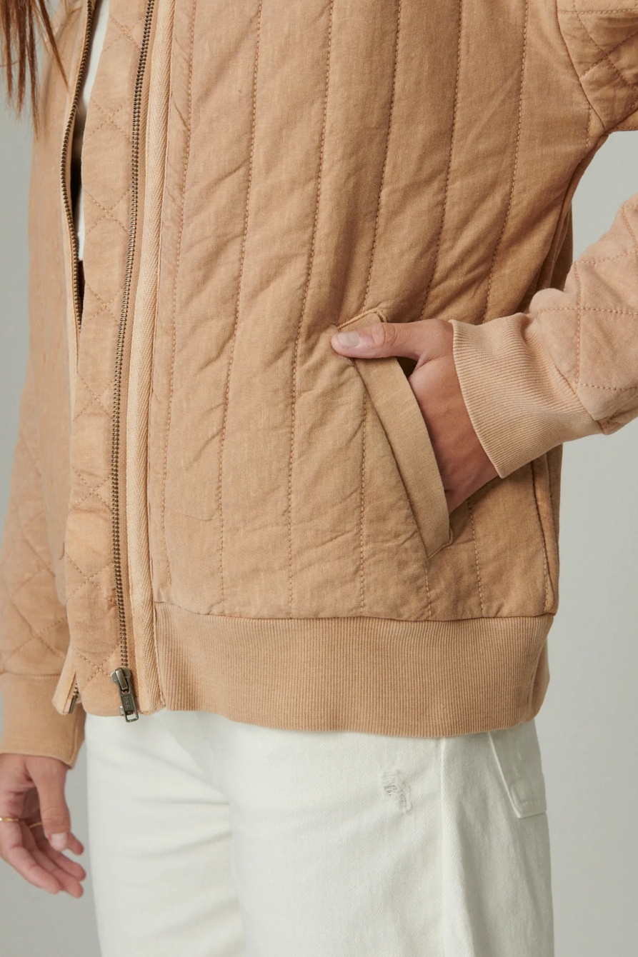 QUILTED ZIP UP JACKET, image 2