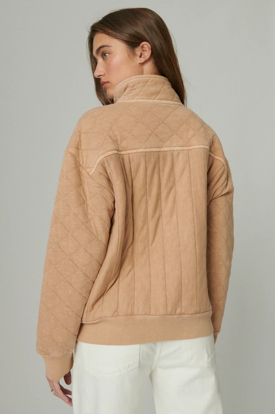 QUILTED ZIP UP JACKET, image 3