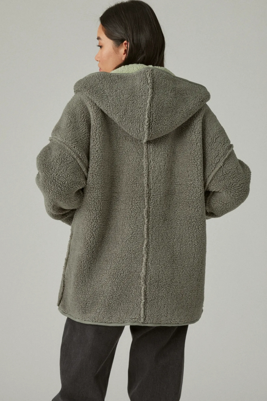 REVERSIBLE HI-PILE CARDIGAN, image 3