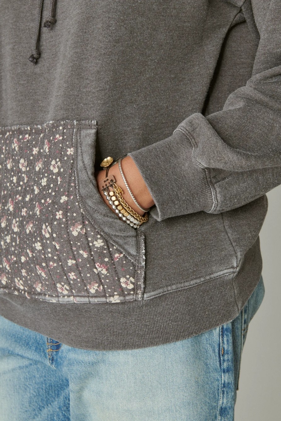 QUILTED PATCHWORK HOODIE, image 2