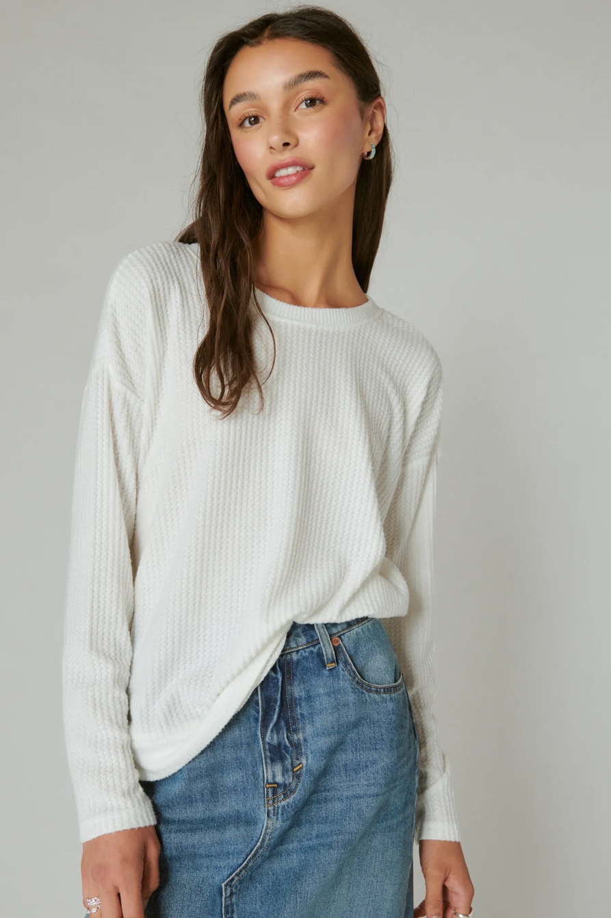CLOUD JERSEY TWIST BACK TOP, image 3