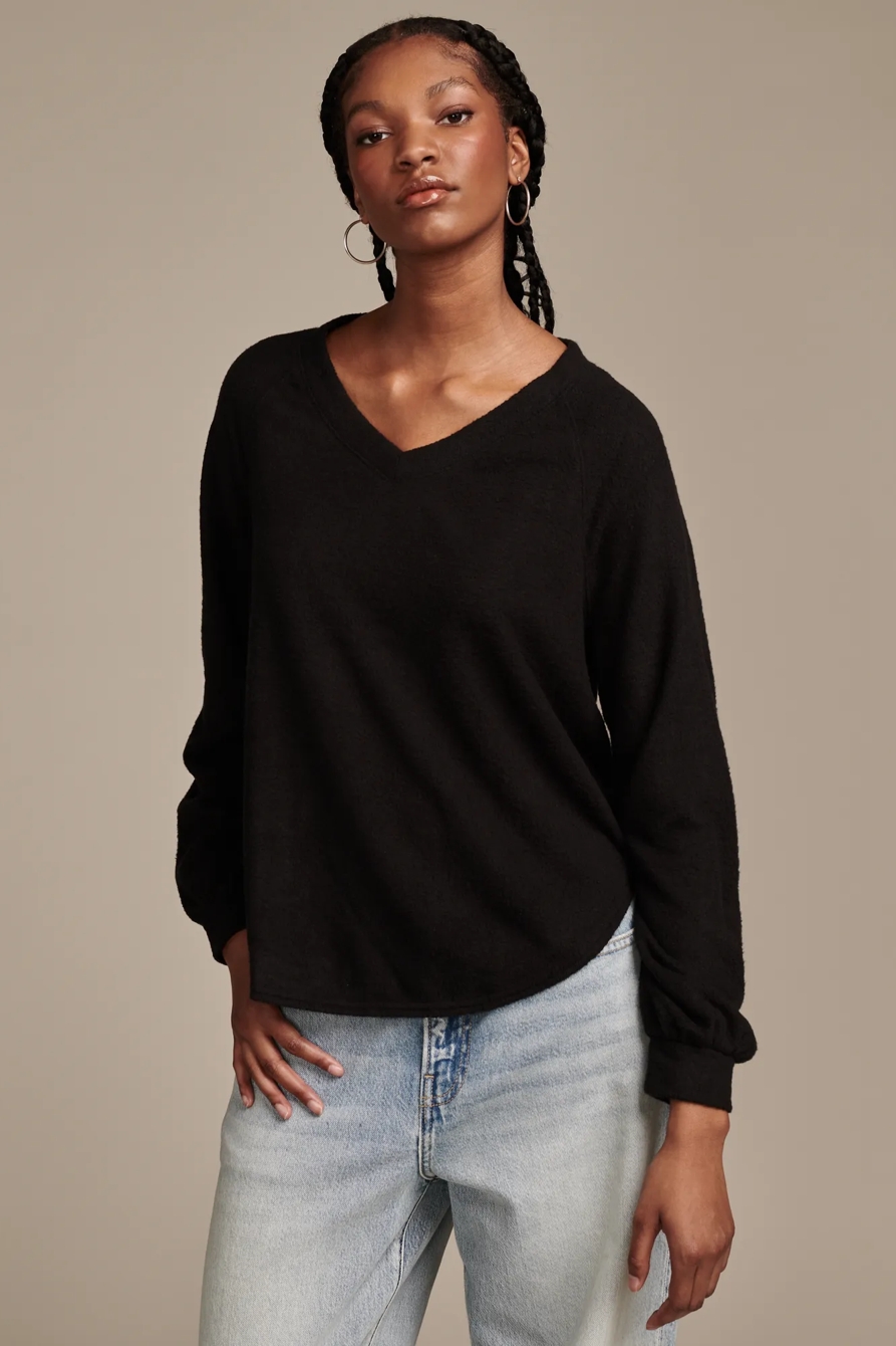 CLOUD JERSEY V NECK PULLOVER, image 4