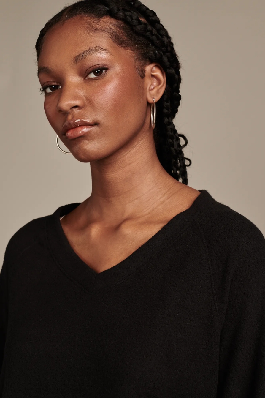 CLOUD JERSEY V NECK PULLOVER, image 5