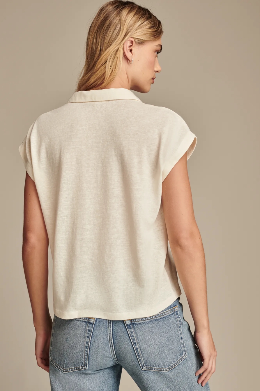 KNIT POLO TEE, image 4