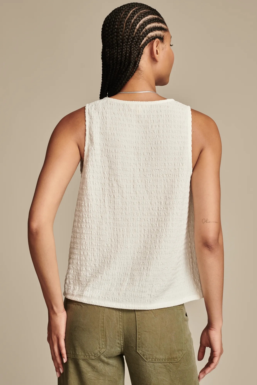 TEXTURED FEMME KNIT TANK, image 3