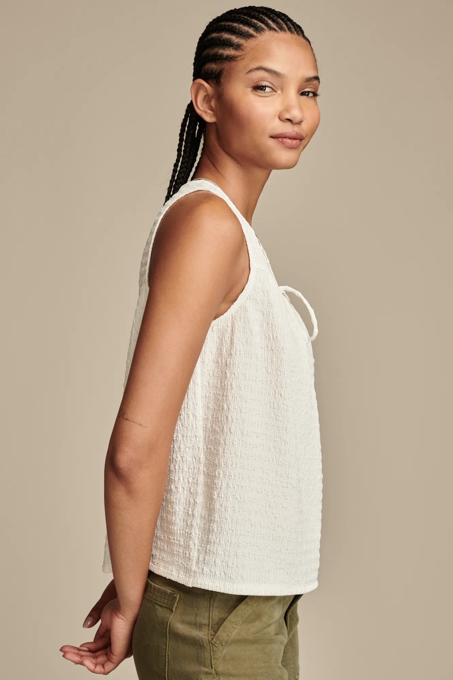 TEXTURED FEMME KNIT TANK, image 5