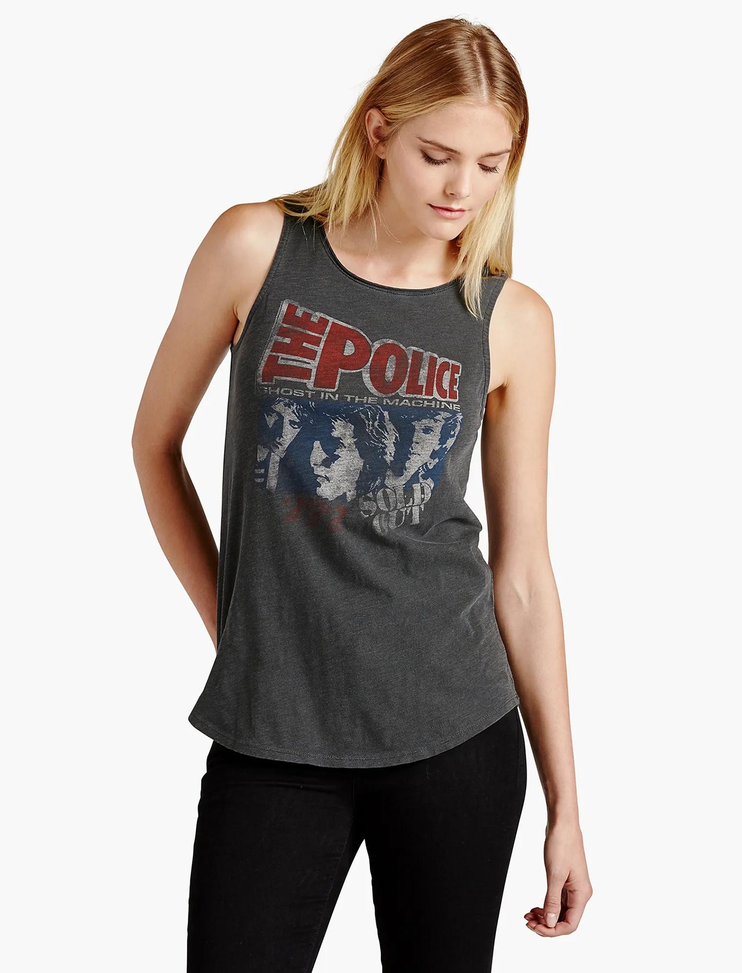 The Police Three Stripes Logo Tank Top main image 1