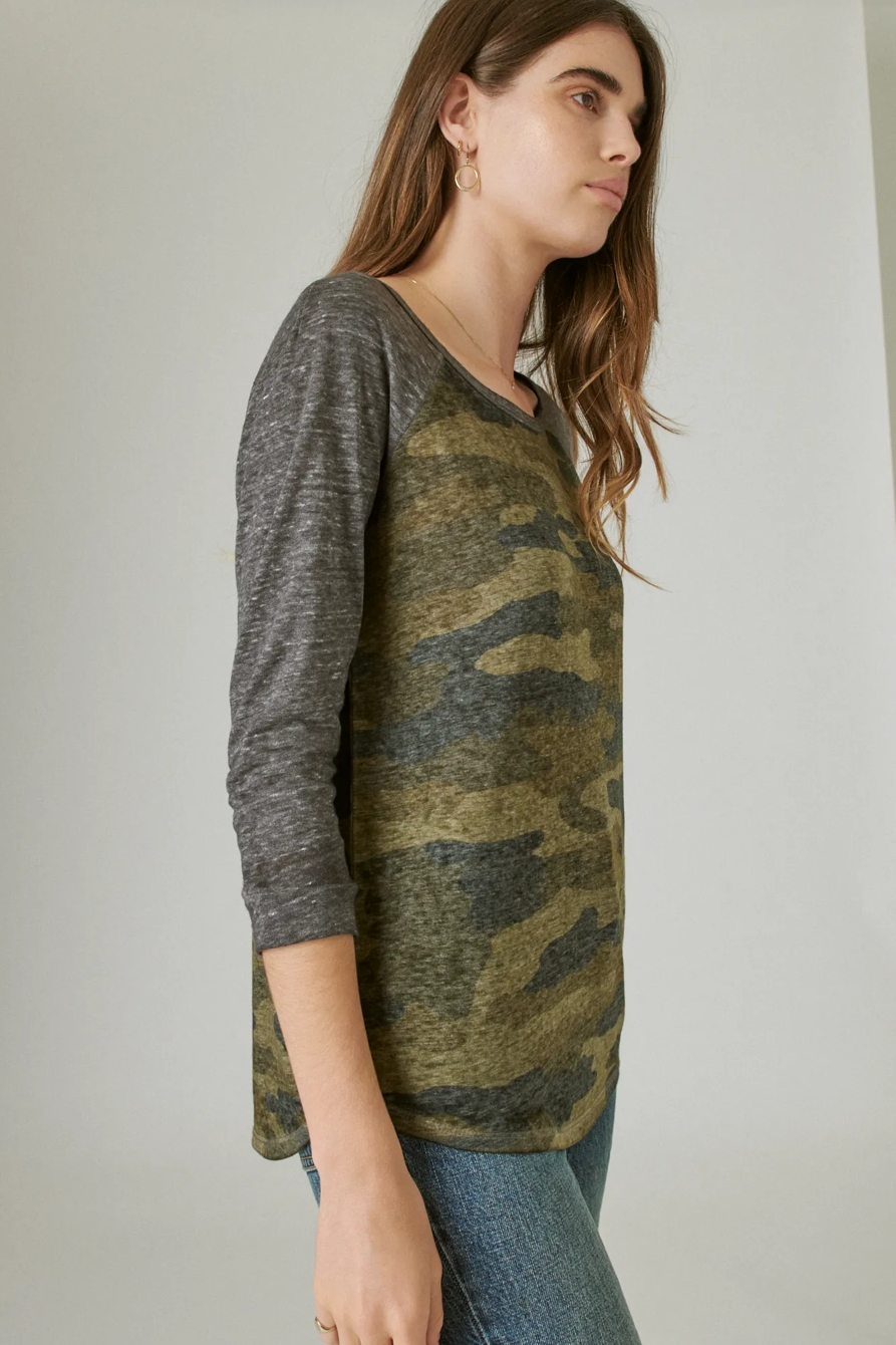 CAMO RAGLAN TEE, image 3