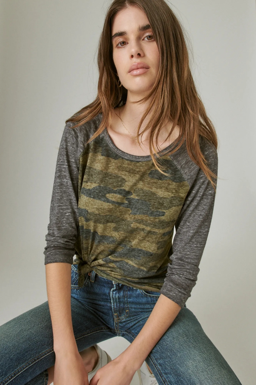 CAMO RAGLAN TEE, image 5