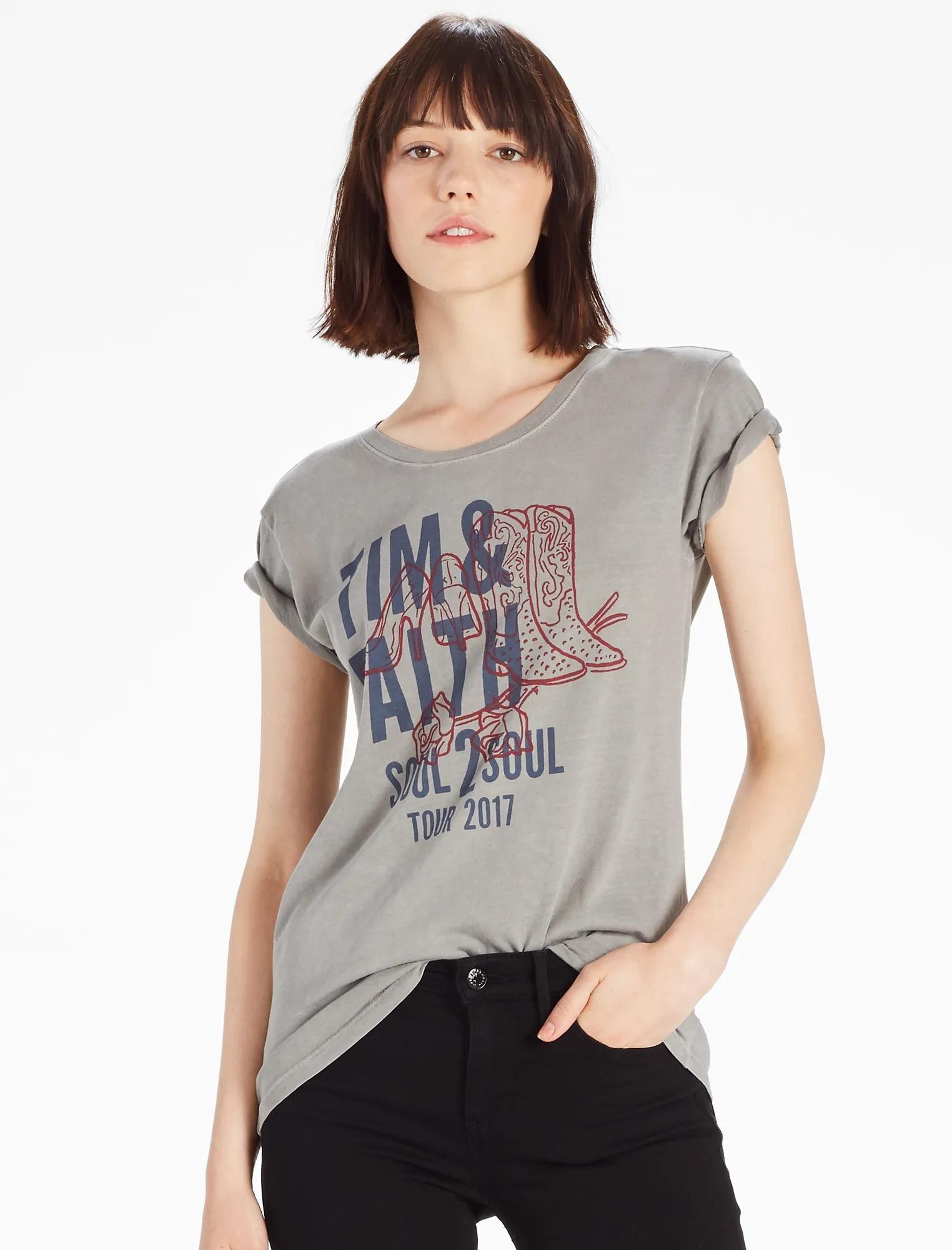 BOOTS N HEELS TIM AND FAITH TEE, image 1