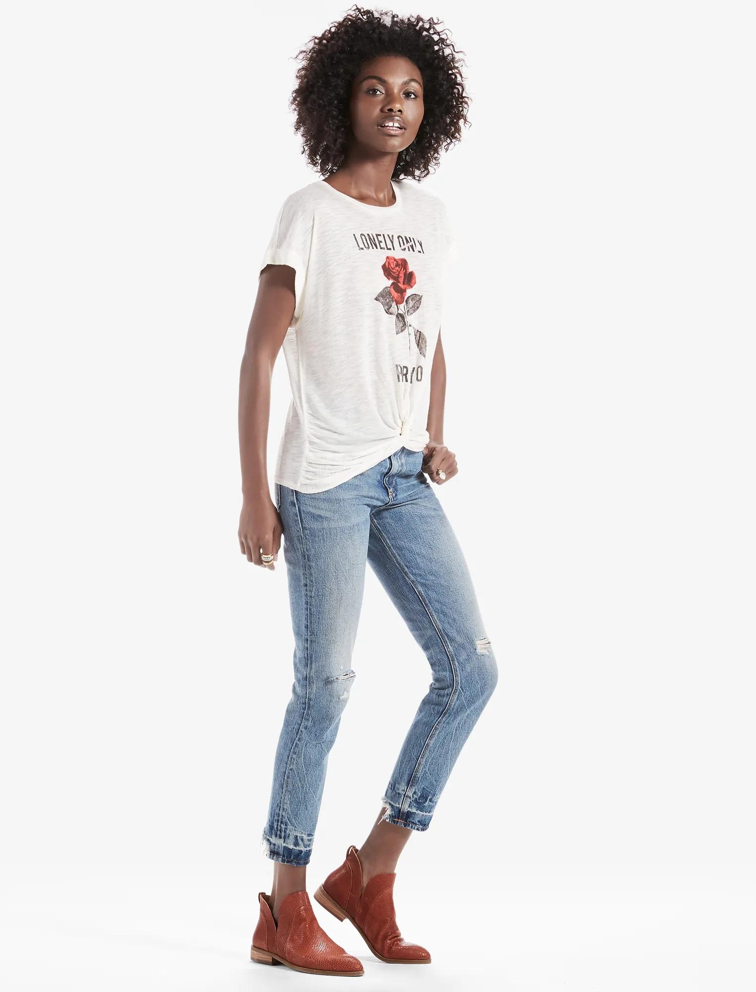 LONELY ROSE TEE, image 2