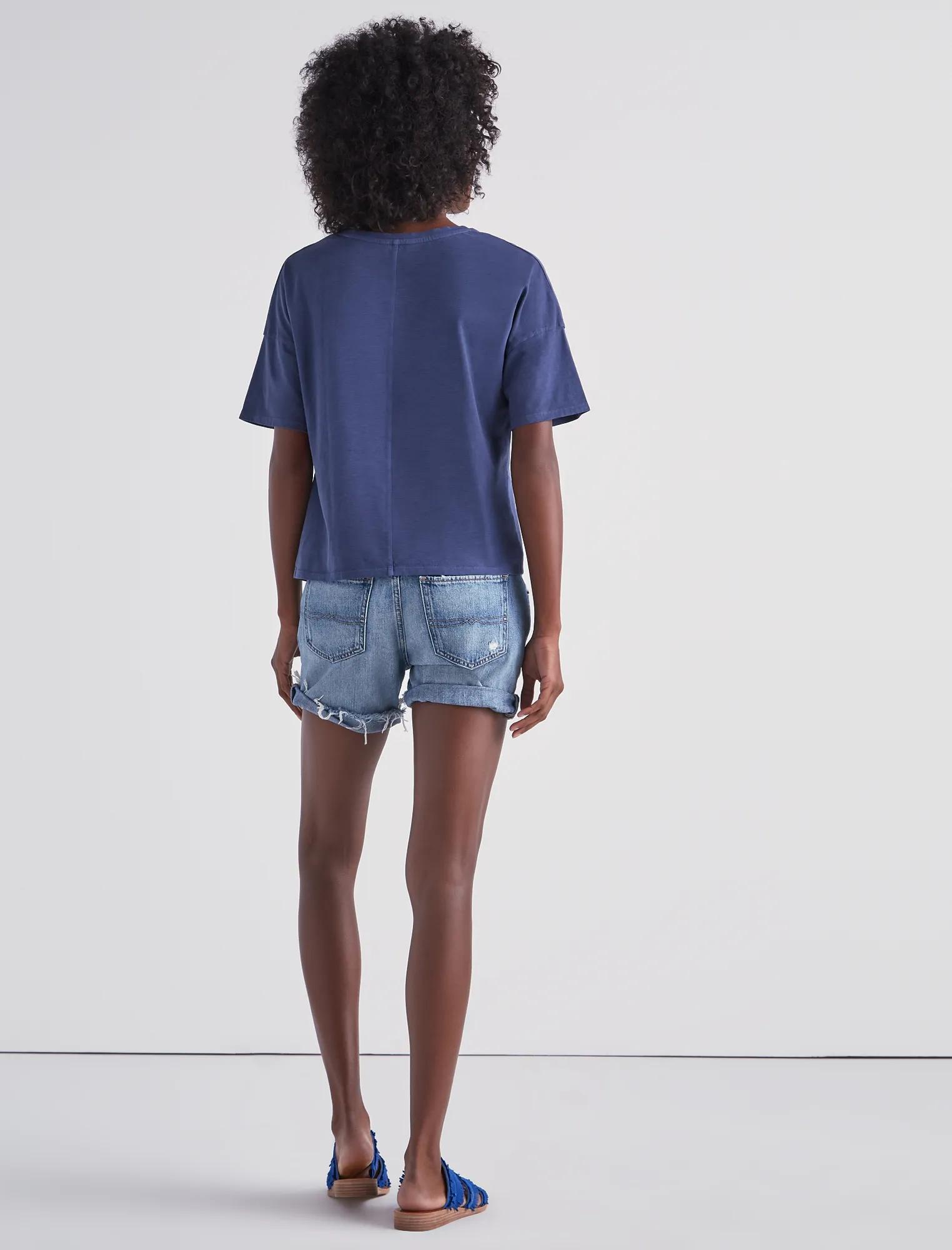 TWIST FRONT SHORT SLEEVE TEE, image 3