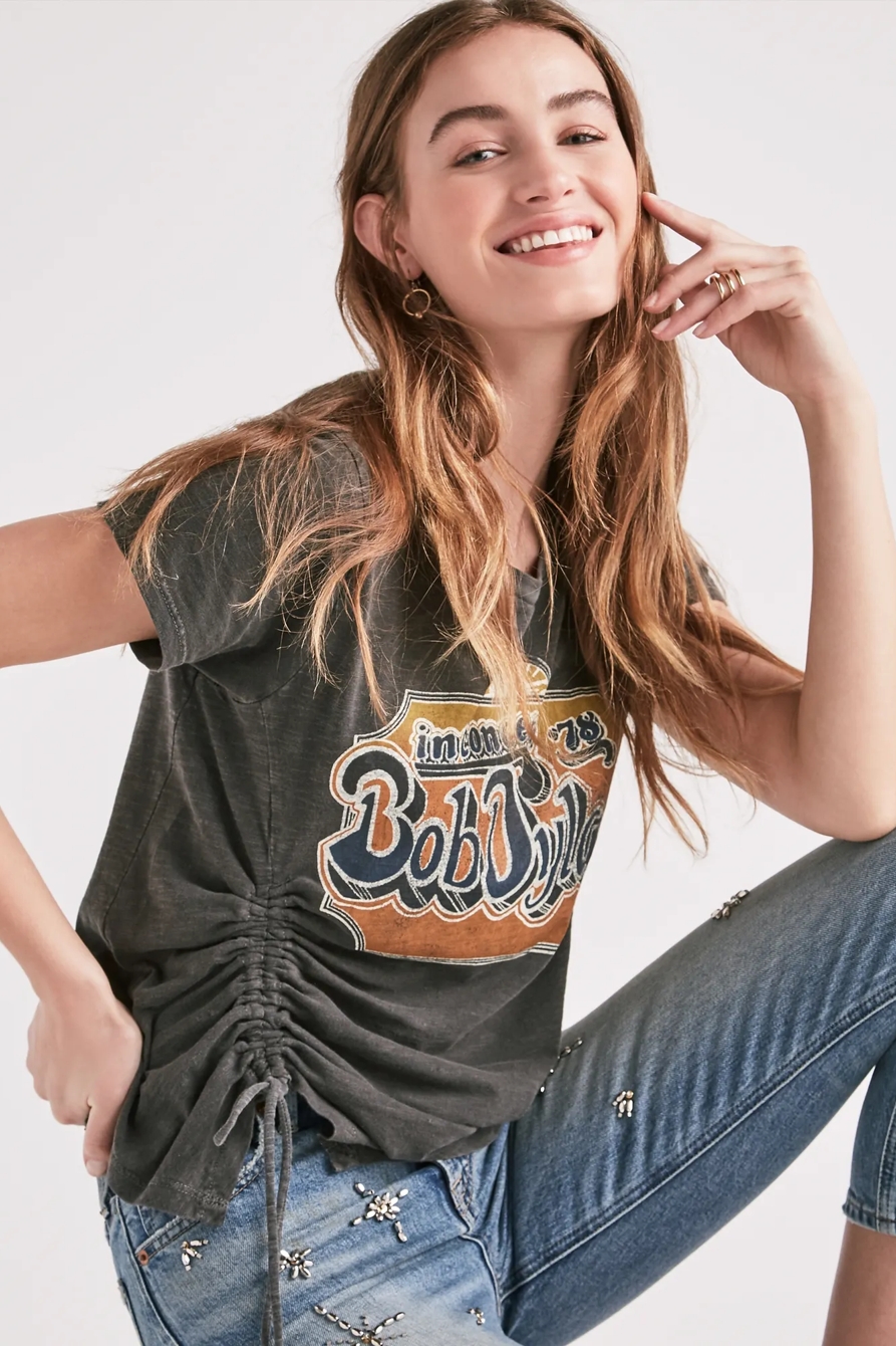 BOB DYLAN RUCHED TEE, image 1