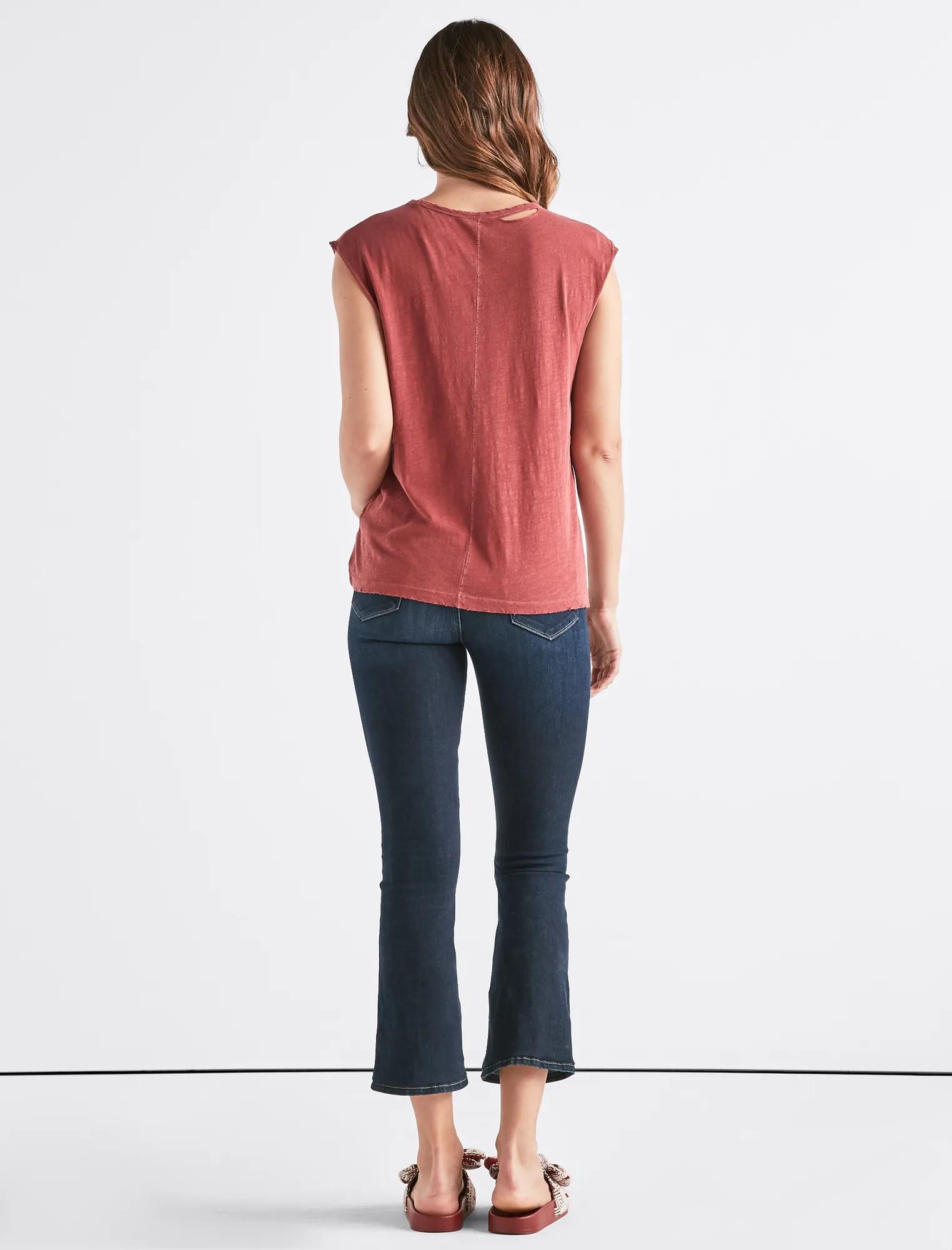 EMBROIDERED PEACE SIGN TEE, image 3