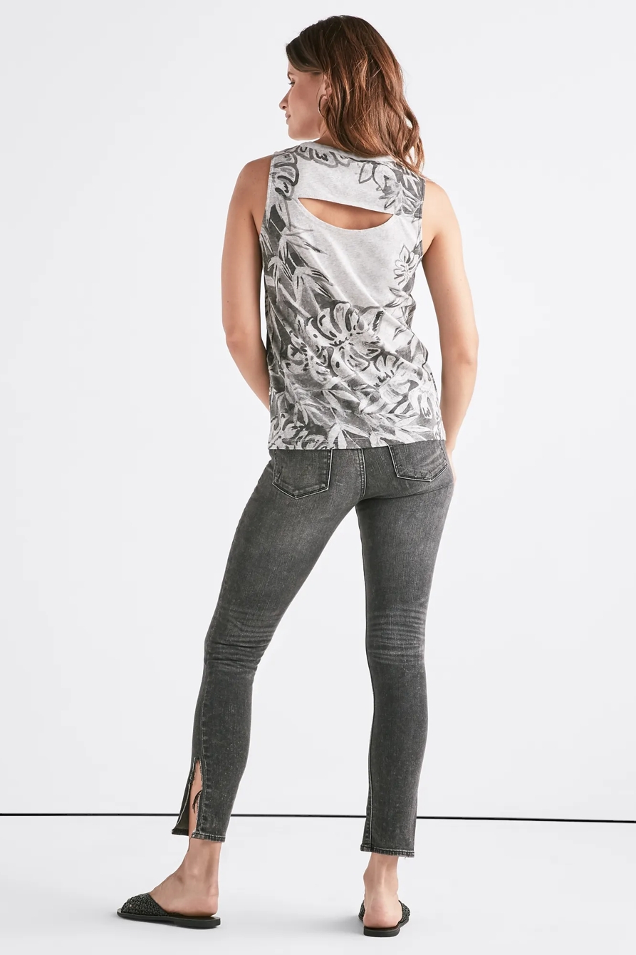 PRINTED FLORAL TANK, image 3