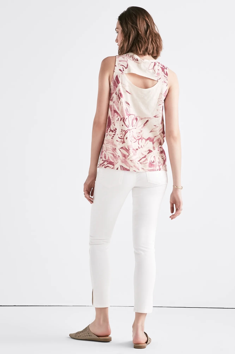 PRINTED FLORAL TANK, image 2