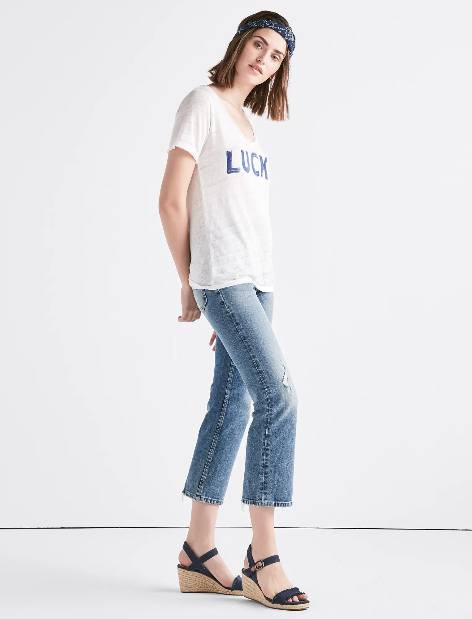 LUCKY SLUB TEE, image 2