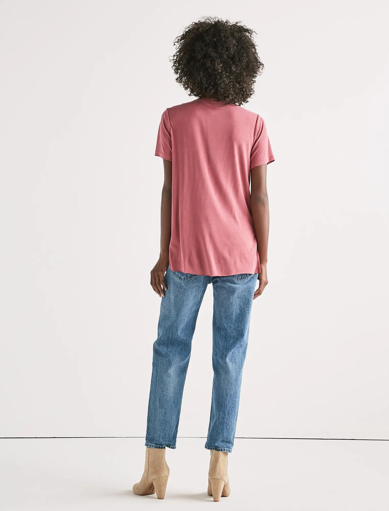 SANDWASH SCOOP NECK TEE., image 3