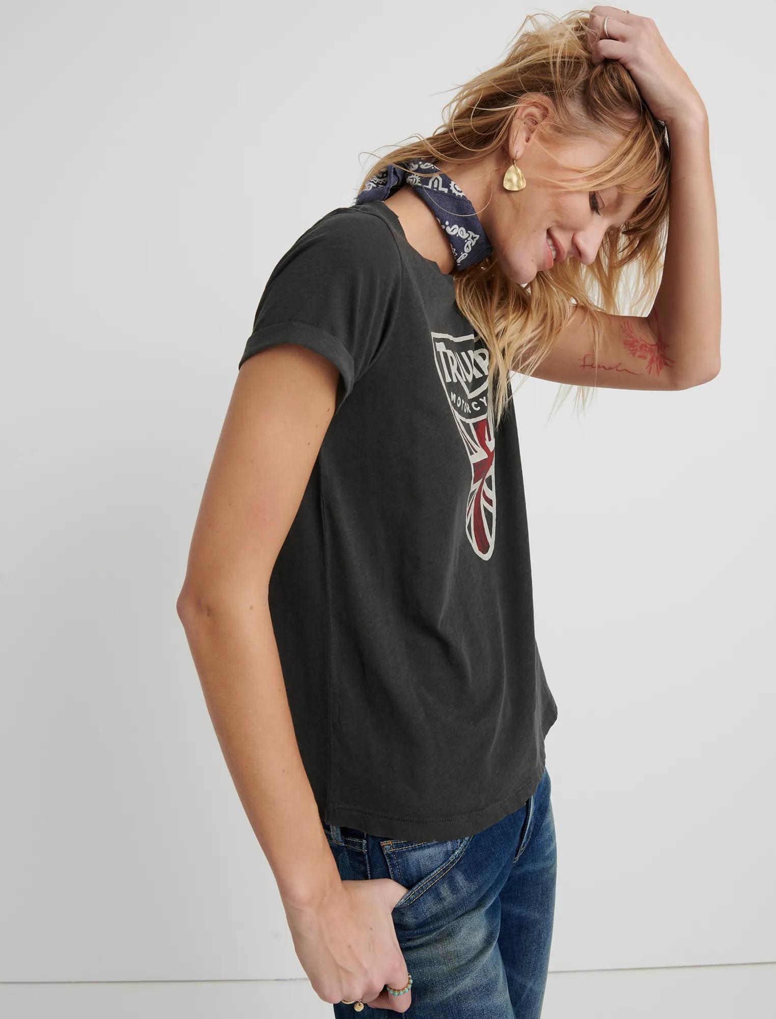 Short Sleeve TRIUMPH BADGE Tee, image 2