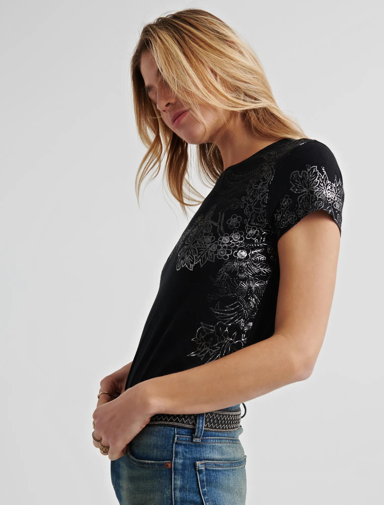 FLORAL FOIL TEE, image 2