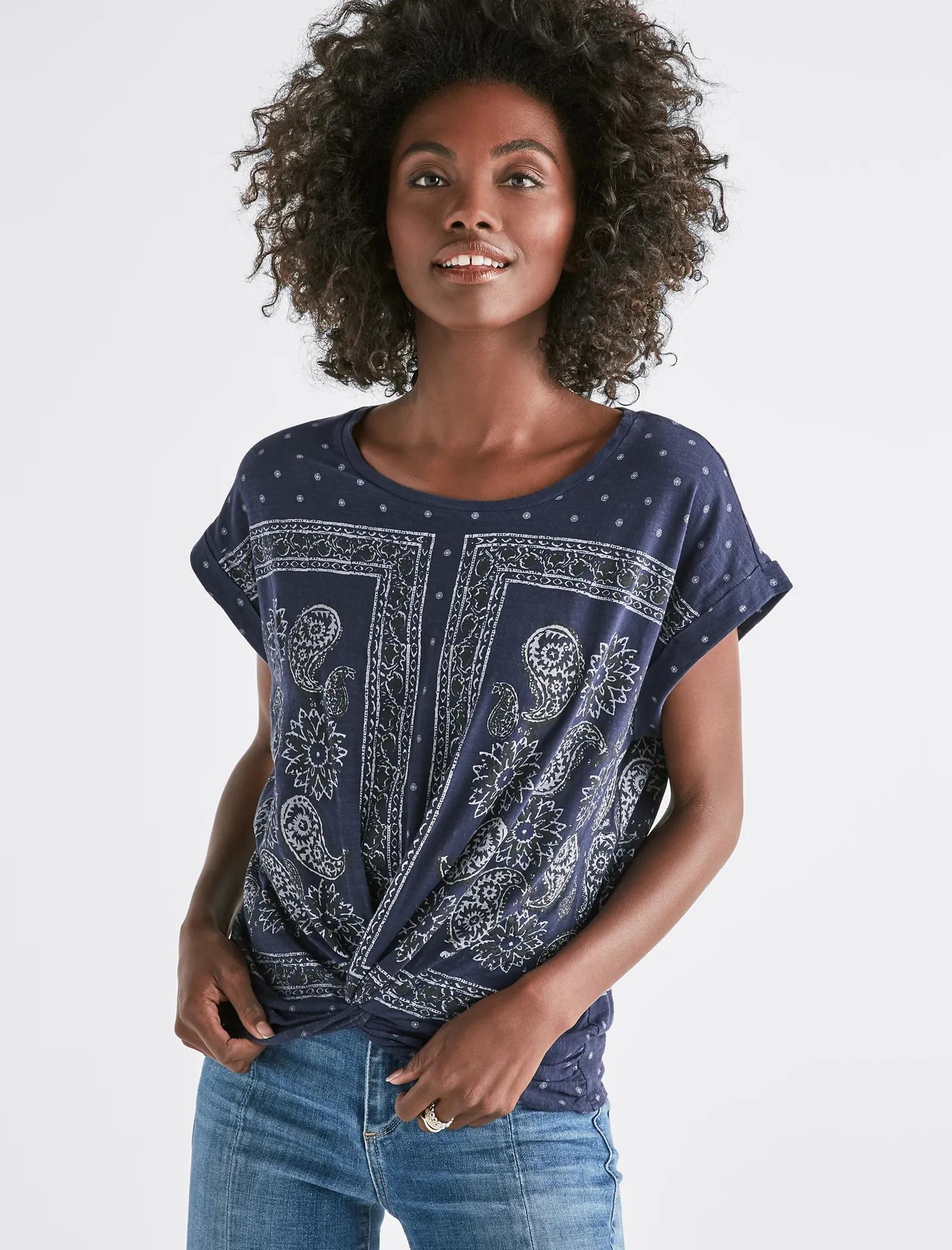 BANDANA PRINT TEE, image 1