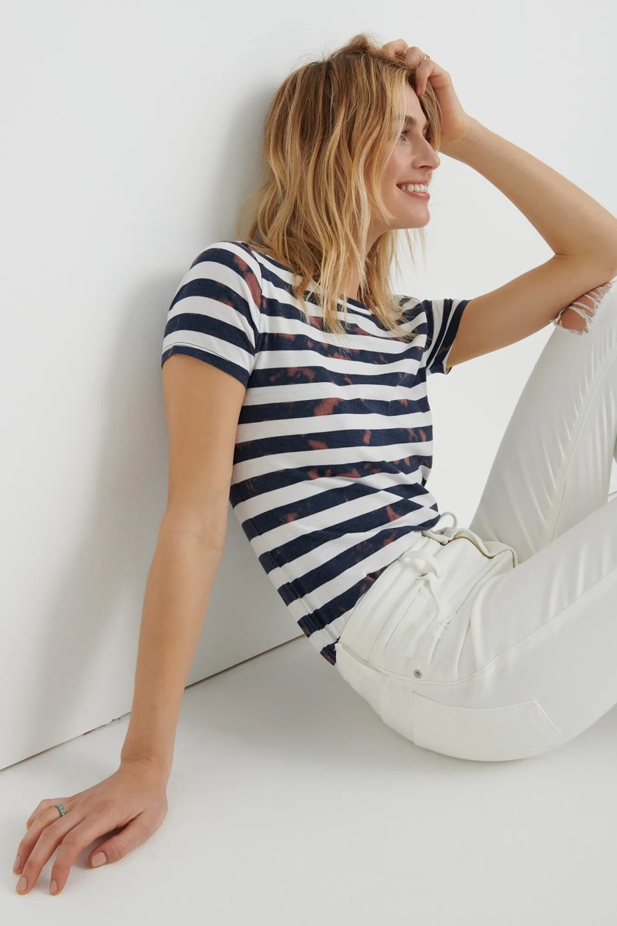 STRIPE CREW TEE, image 2