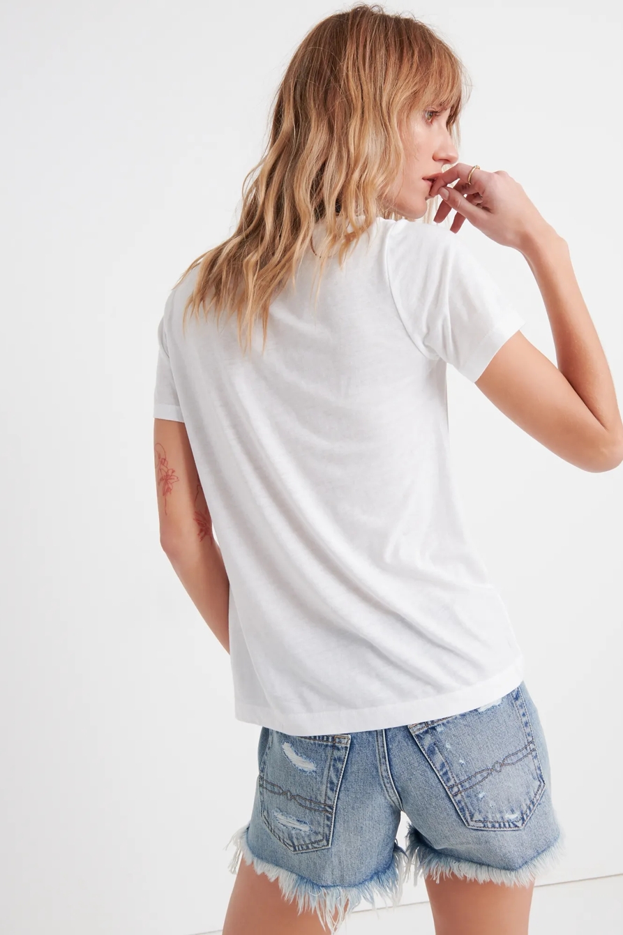 VENICE BURNOUT V-NECK TEE, image 3
