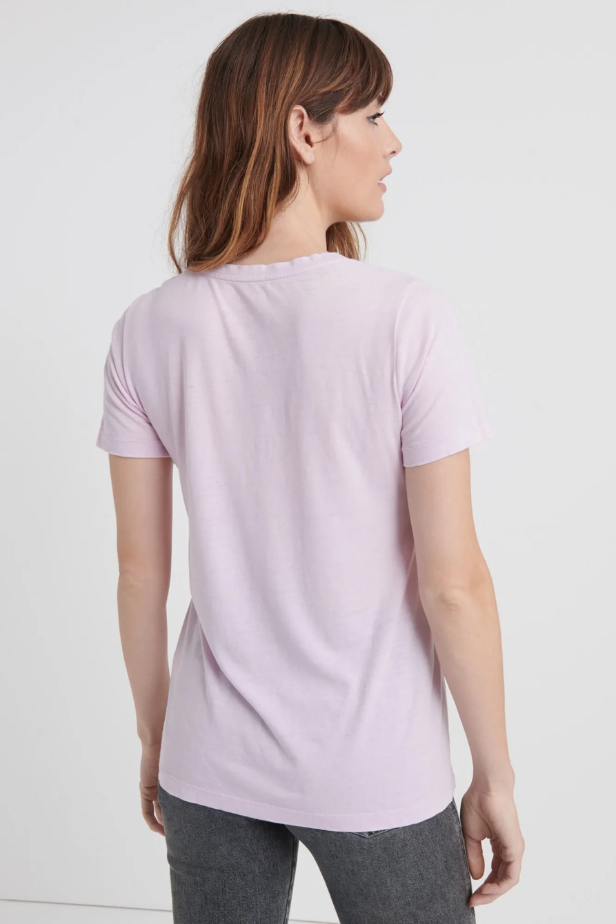 VENICE BURNOUT V-NECK TEE, image 3