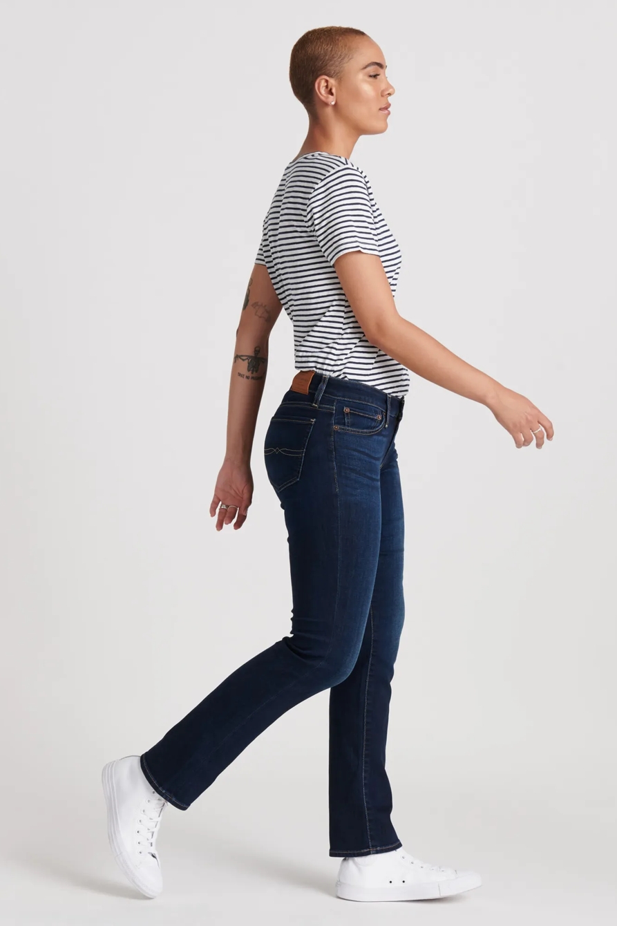 STRIPED ESSENTIAL V-NECK TEE, image 2