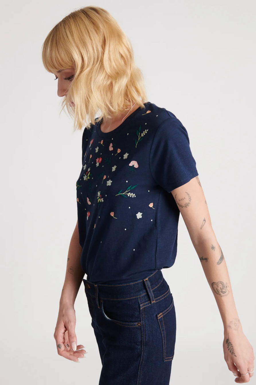 MULTI-COLOR EMBROIDERED TEE, image 3
