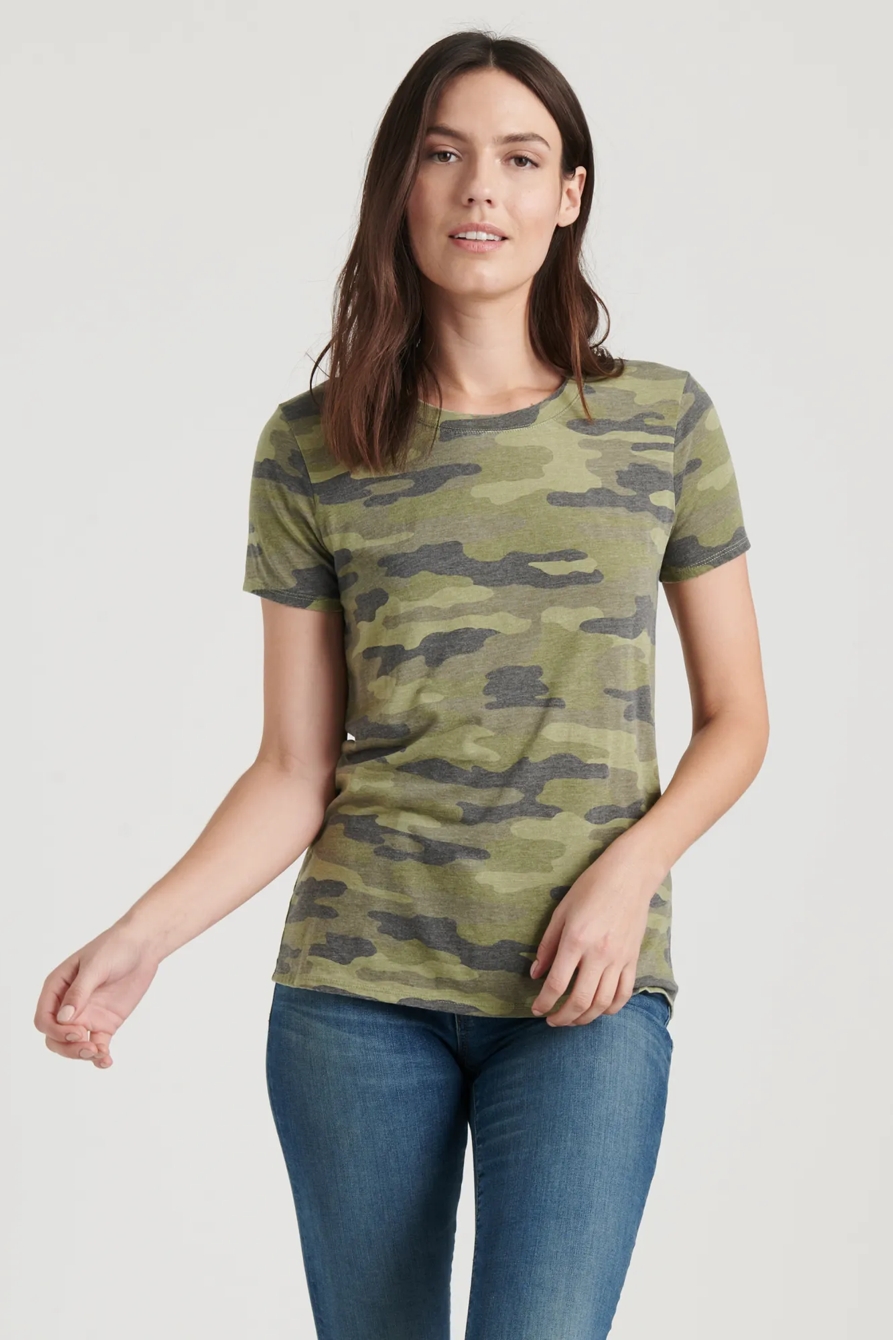 CAMO CREW NECK TEE, image 1