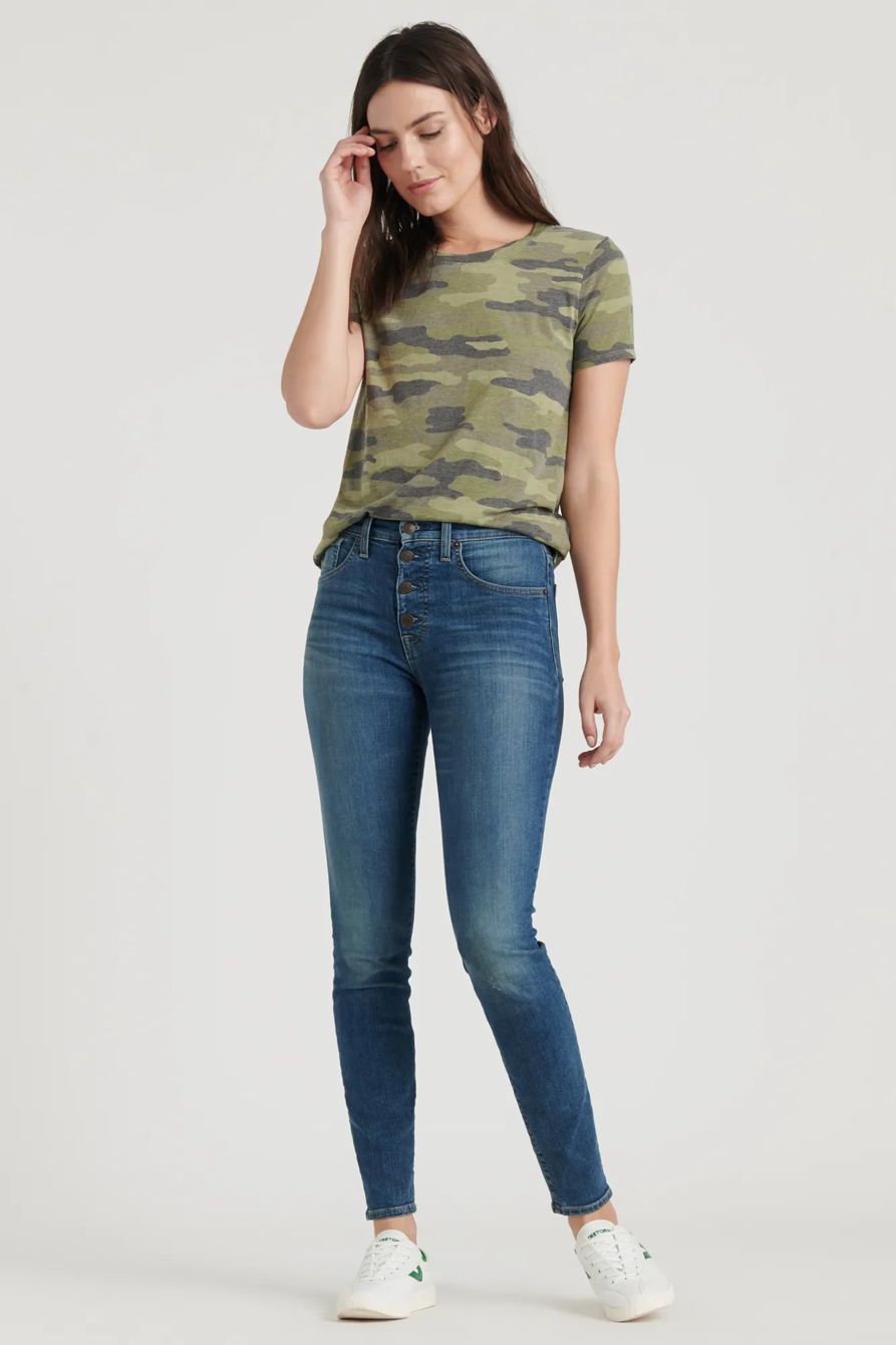 CAMO CREW NECK TEE, image 2